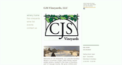 Desktop Screenshot of cjsvineyards.com