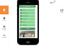 Tablet Screenshot of cjsvineyards.com